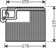 Ava Quality Cooling OLV481 - Испаритель, кондиционер autospares.lv