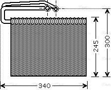 Ava Quality Cooling OL V399 - Испаритель, кондиционер autospares.lv