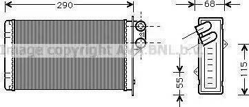 Magneti Marelli 350218202000 - Теплообменник, отопление салона autospares.lv