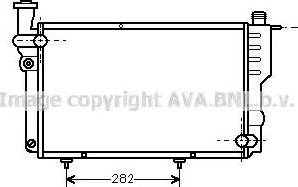 Ava Quality Cooling PE 2096 - Радиатор, охлаждение двигателя autospares.lv