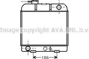 Ava Quality Cooling PE 2008 - Радиатор, охлаждение двигателя autospares.lv