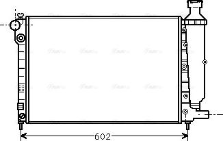 Ava Quality Cooling PE 2014 - Радиатор, охлаждение двигателя autospares.lv