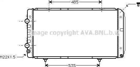 Nissens 61771 - Радиатор, охлаждение двигателя autospares.lv