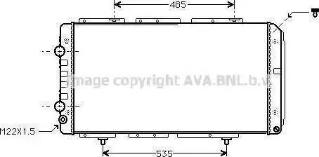 Nissens 61771 - Радиатор, охлаждение двигателя autospares.lv