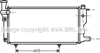 Ava Quality Cooling PE 2109 - Радиатор, охлаждение двигателя autospares.lv