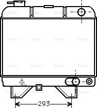 Ava Quality Cooling PEA2021 - Радиатор, охлаждение двигателя autospares.lv