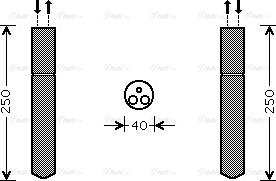 Ava Quality Cooling PED302 - Осушитель, кондиционер autospares.lv