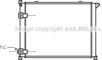 Ava Quality Cooling RT 2137 - Радиатор, охлаждение двигателя autospares.lv