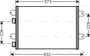 Ava Quality Cooling RTA5317 - Конденсатор кондиционера autospares.lv