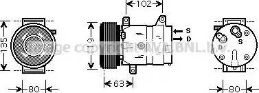 Ava Quality Cooling RT K440 - Компрессор кондиционера autospares.lv