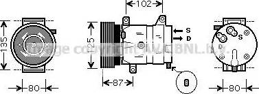 Ava Quality Cooling RT K311 - Компрессор кондиционера autospares.lv