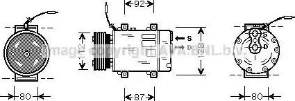 Ava Quality Cooling RT K286 - Компрессор кондиционера autospares.lv
