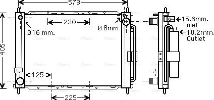 Ava Quality Cooling RTM500 - Модуль охлаждения autospares.lv