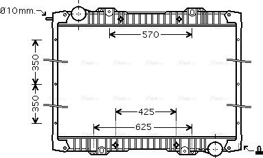 Ava Quality Cooling SC 2020 - Радиатор, охлаждение двигателя autospares.lv