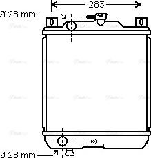 Ava Quality Cooling SZ 2020 - Радиатор, охлаждение двигателя autospares.lv