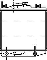 Ava Quality Cooling SZ 2023 - Радиатор, охлаждение двигателя autospares.lv