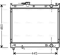 Ava Quality Cooling SZA2015 - Радиатор, охлаждение двигателя autospares.lv