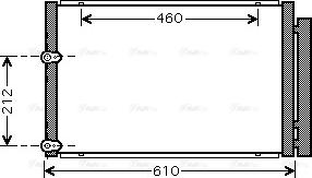 Ava Quality Cooling TO5429D - Конденсатор кондиционера autospares.lv