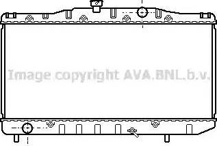 Ava Quality Cooling TO 2061 - Радиатор, охлаждение двигателя autospares.lv