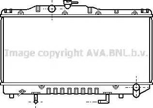 Ava Quality Cooling TO 2100 - Радиатор, охлаждение двигателя autospares.lv