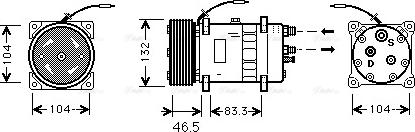 Ava Quality Cooling VLAK026 - Компрессор кондиционера autospares.lv