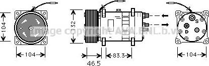 Ava Quality Cooling VLK026 - Компрессор кондиционера autospares.lv
