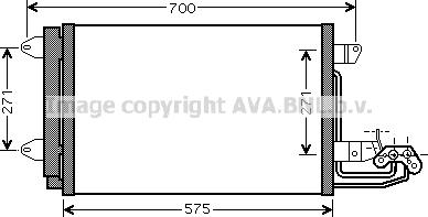 Ava Quality Cooling VN5269 - Конденсатор кондиционера autospares.lv