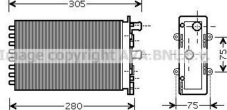 Ava Quality Cooling VN6239 - Теплообменник, отопление салона autospares.lv