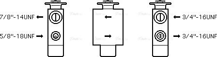 Ava Quality Cooling VN1101 - Расширительный клапан, кондиционер autospares.lv