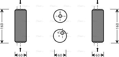 Ava Quality Cooling VND014 - Осушитель, кондиционер autospares.lv