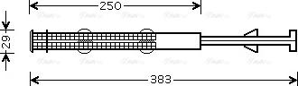 Ava Quality Cooling VND237 - Осушитель, кондиционер autospares.lv