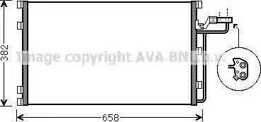 Ava Quality Cooling VO5150 - Конденсатор кондиционера autospares.lv