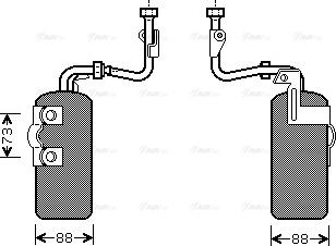 Ava Quality Cooling VO D126 - Осушитель, кондиционер autospares.lv