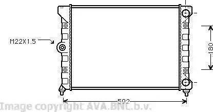 Nissens 65194 - Радиатор, охлаждение двигателя autospares.lv