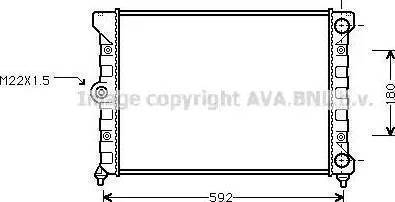 Nissens 65194A - Радиатор, охлаждение двигателя autospares.lv