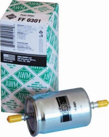 AWM FF 0301 - Топливный фильтр autospares.lv