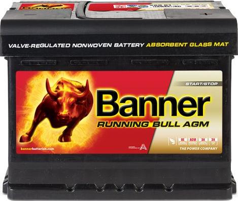 BannerPool 016560010101 - Стартерная аккумуляторная батарея, АКБ autospares.lv