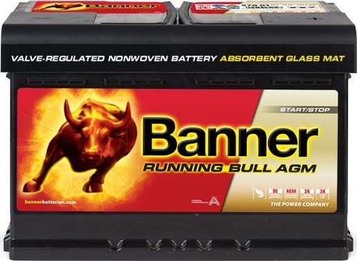 BannerPool 016570010101 - Стартерная аккумуляторная батарея, АКБ autospares.lv