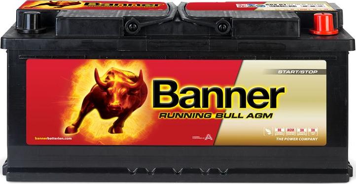 BannerPool 60501 - Стартерная аккумуляторная батарея, АКБ autospares.lv