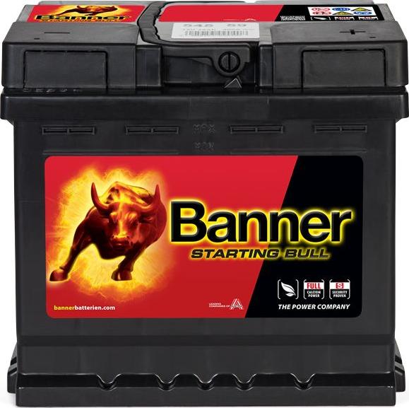 BannerPool 010545590101 - Стартерная аккумуляторная батарея, АКБ autospares.lv