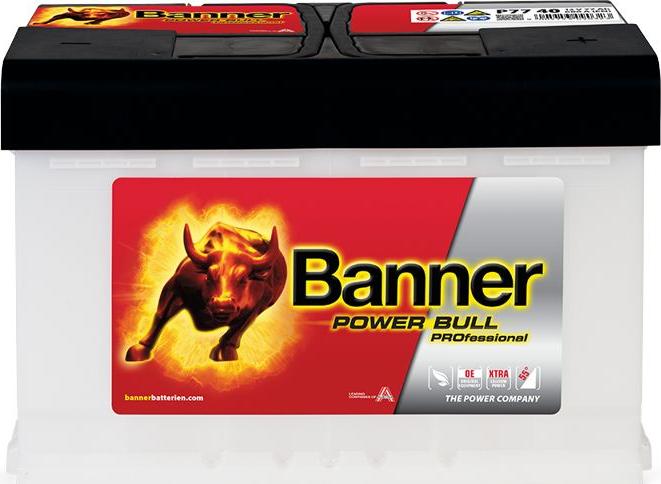 BannerPool 013577400101 - Стартерная аккумуляторная батарея, АКБ autospares.lv