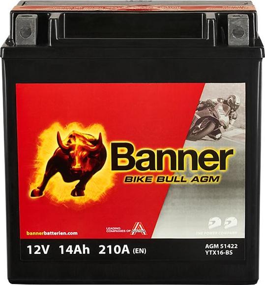 BannerPool 021514220100 - Стартерная аккумуляторная батарея, АКБ autospares.lv