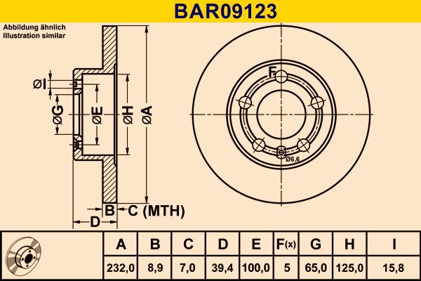 Barum BAR09123 - Тормозной диск autospares.lv