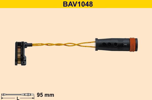 Barum BAV1048 - Сигнализатор, износ тормозных колодок autospares.lv