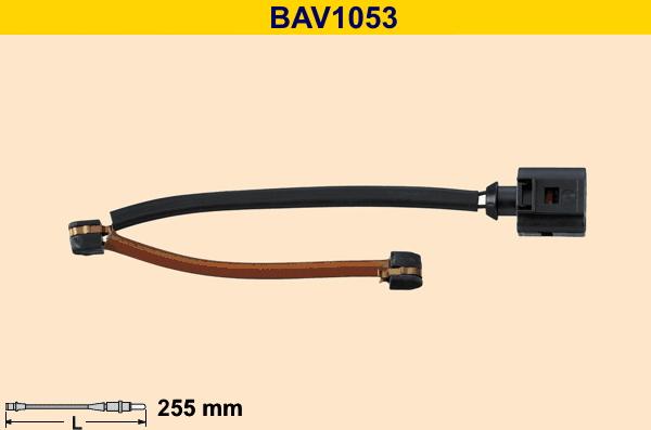 Barum BAV1053 - Сигнализатор, износ тормозных колодок autospares.lv