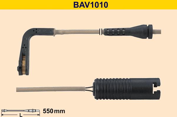 Barum BAV1010 - Сигнализатор, износ тормозных колодок autospares.lv