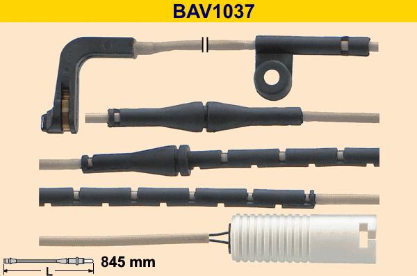 Barum BAV1037 - Сигнализатор, износ тормозных колодок autospares.lv