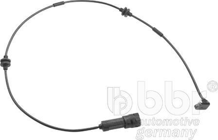 BBR Automotive 006-10-00686 - Сигнализатор, износ тормозных колодок autospares.lv