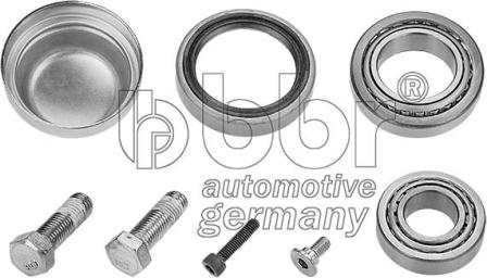 BBR Automotive 001-50-01231 - Подшипник ступицы колеса, комплект autospares.lv