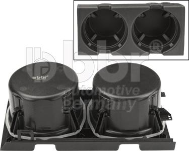 BBR Automotive 001-10-16876 - Кронштейн - подстаканник autospares.lv